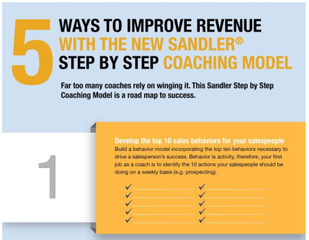 5 Ways to Improve Revenue with Sandler's Step by Step Coaching Model Snapshot
